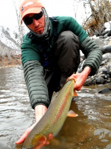 Yours truly with some bright winter steel