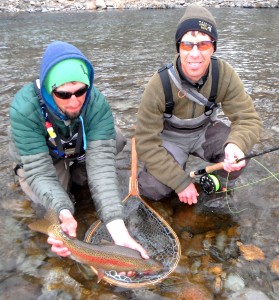 Alan's first fish of the day