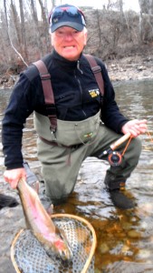 A fellow regular Big Doug with a nice fish.