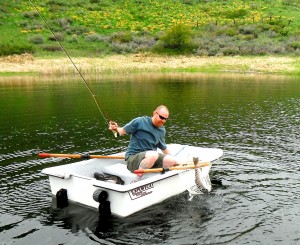 Friend Thomas with a decent one to the net 