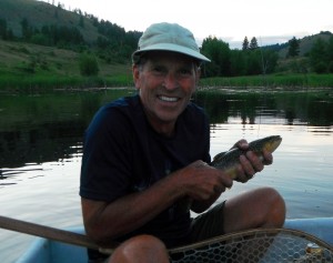 Happy client with first ever Brown Trout