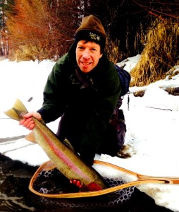 Alan with beautiful winter steel on the Met