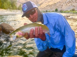 One last lower river cuttbow for the season